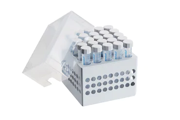 艾本德儲存盒 5 × 5, 可放置 25  個(gè)試管，15  mL，2  件，高 127  mm，5  英寸，聚丙烯材料，可耐受最低 -86  °C，可高溫高壓滅菌，帶蓋子并具有數(shù)字字母標(biāo)識