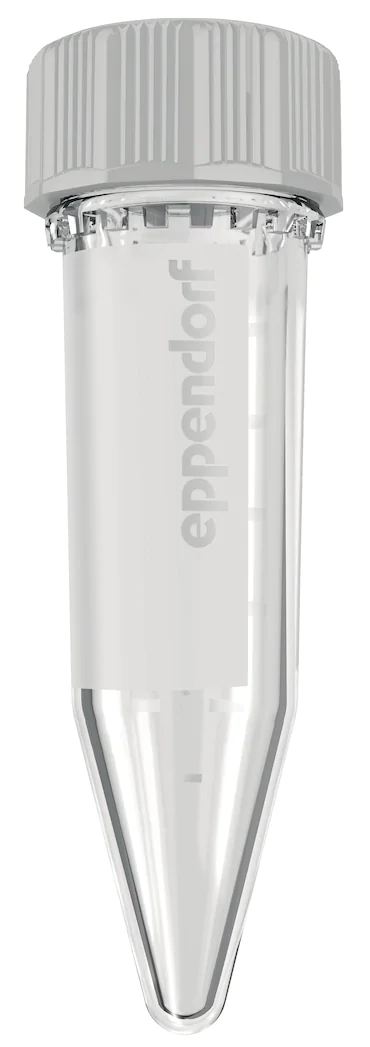 艾本德Eppendorf Tubes? 5.0 mL 帶螺旋蓋, 5.0 mL, 無菌、無熱原, 無RNase和DNase, 無DNA, 無色, 200 個(gè) (2 包 × 100 個(gè))貨號(hào) 00301