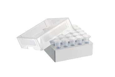 艾本德儲存盒 5 × 5, 可放置 25  個(gè)試管，5  mL，4  件，高 64  mm，2.5  英寸，聚丙烯材料，可耐受最低 -86  °C，可高溫高壓滅菌，帶蓋子并具有數(shù)字字母標(biāo)識